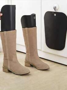 2 Stück lange Stiefel Hochstiefel Schuhstütze Formgebung Plastik Anti-Falten Verformung Schuhe innen der Stützbootrahmen Elastisch verlängerte Knie Stiefel Stützelement, für Damenstiefel, Cowboystiefel