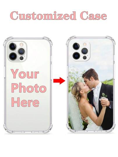1PC Customized Transparent Thick Anti-Drop Personalized Couples/Family/Wedding Photo Printed Phone Case Compatible With Samsung A14/A21s, IPhone XR/11/13 Clear Fashion ,Stylish,Colorful,Cute,Contracted,Kawaii,Matching Phone Cases Custom,Personalized,Unique,Customized Ideal Gifts For Him Boyfriend,Girlfriend,Friends,Grandparents,Couple,Pet Lovers For Anniversaries,For Birthdays,For Graduation,For Weddings,For Christmas,For Halloween,For Winter,For Prom,For Fall,For Mother's Day,For Father's Day Iphone Case,Phone Cover,Phone Accessories,16 Iphone Case