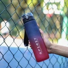 1pc 32OZ (Approx. 1000ml) Or 1pc 26OZ (Approx. 750ml) Or 1pc 20OZ (Approx. 600ml) Ombre Color Sports Water Bottle With Carry Strap, Portable For Running, Outdoor Sports, Cycling - Multicolor - View 18