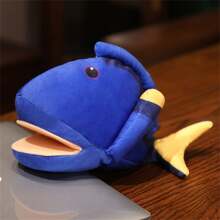 搞怪海洋动物手偶毛绒玩具可爱卡通鲨鱼虎鲸蜥蜴手偶家庭互动游戏生日礼物圣诞礼物新年礼物,尼莫,手偶,玩偶 - 彩色 - 查看 21