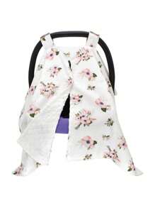 1pc Baby Carrier Sunshade Cover, Dustproof Canopy, Nursing Breastfeeding Blanket, Suitable For All Seasons - White - View 13