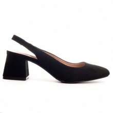 Montevita COMFORTABLE JOTA HEEL SHOE - Black - View 4