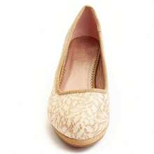 Montevita UNNE51 COMFORTABLE HEEL SHOE - Beige - View 2