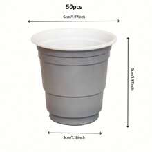20/50 piezas Vasos de chupito de plástico de 2 onzas, mini vasos desechables de 2 onzas para bodas, fiestas de graduación, cata de cervezas, aperitivos (multicolor), Navidad