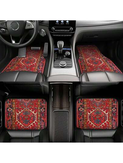 Mexpekil Automatten 4-tlg - Türkis Schmetterling Design