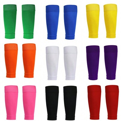 1 Pair Comfortable And Breathable Soccer Leg Guards For Sports Such As Running Basketball And Soccer