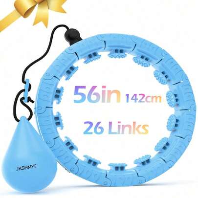 JKSHMYT Aro de fitness para pérdida de peso para adultos, de 156 cm/56 pulgadas, talla grande, equipo de fitness inteligente para mujeres