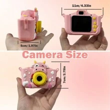 PoddyPony New Style Toys Digital Kids Camera For 3-12 Year Old Boys Girls , Children Digital Video Camcorder Camera With Soft Silicone Cover, Best Christmas Birthday Festival Gift For Kids - 32G SD Card Included - Multicolor - View 12