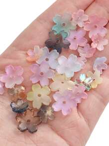 beadia 10 件甜美樱花风格串珠配饰，适合女士花朵 DIY 珠宝制作 - 櫻花 - 查看 6