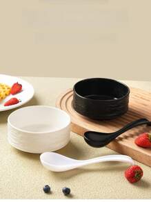 创意岩石纹理碗，家用饭碗，甜品碗 - 彩色 - 查看 6