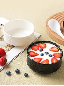 创意岩石纹理碗，家用饭碗，甜品碗 - 彩色 - 查看 1