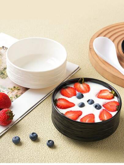 Creative Rock Texture Bowl, Household Rice Bowl, Dessert Bowl