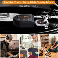 Neoteck Upgraded Digital Turntable Stylus Force Scale Gauge 0.01g/5.00g With Orange LCD Backlight And 5g Weight For Tonearm Phono Cartridge