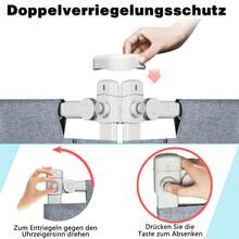 VA-Cerulean Bed Rail Baby 150cm / 180cm / 200cm Fall Protection Guard Rail With Bear Pattern Height Adjustable Children's Bed Rail Portable Bed Guard Rail Gray