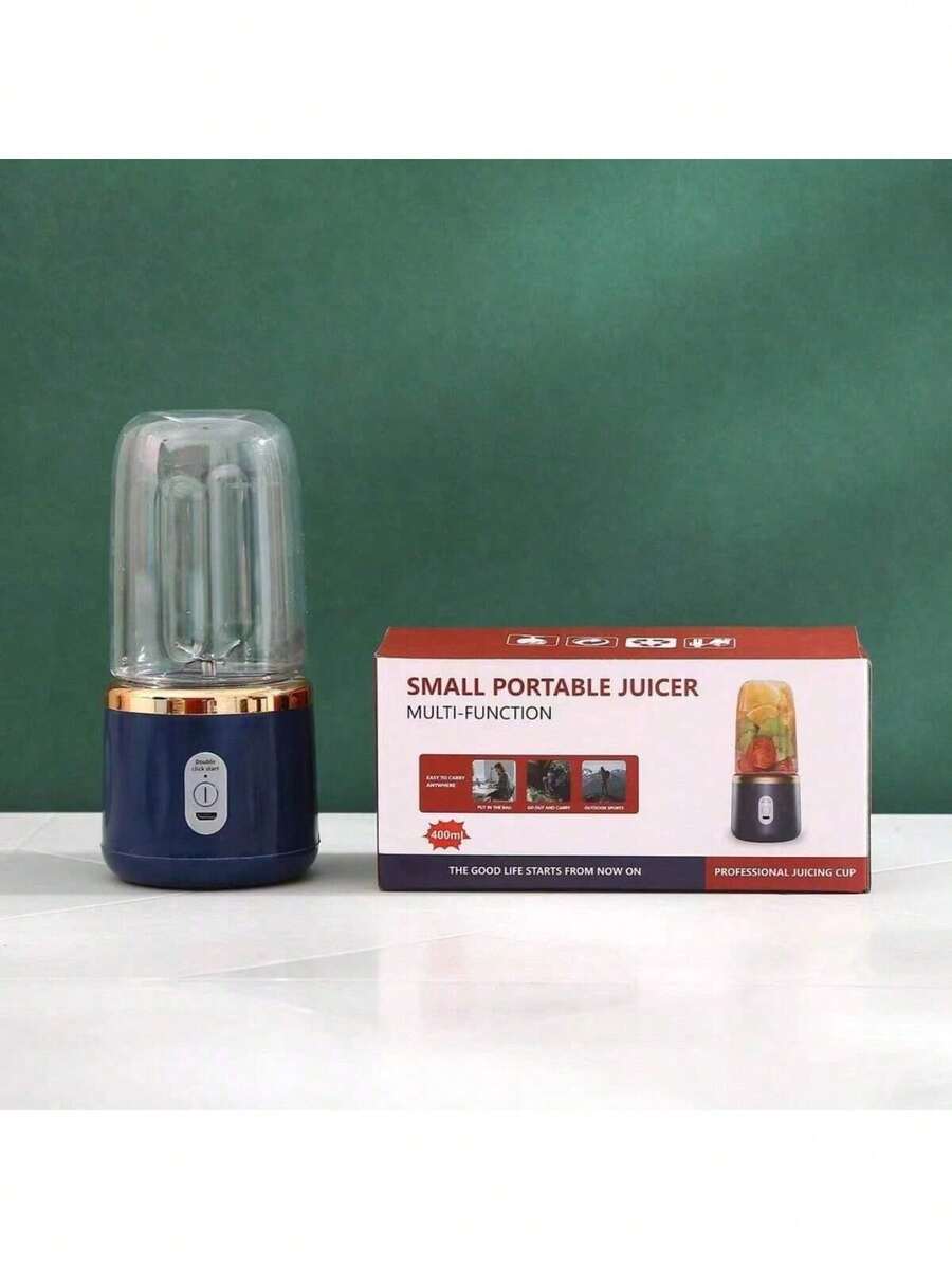Mini Portable Blender Shake 6 Blades Cordless Rechargeable - Immediate Shipping - 彩色 - 查看 1