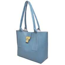 Gaby Show Women's Padlock Bag - 藍色 - 查看 2
