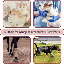 3pcs Breathable Versatile Self-Adhesive Elastic Bandage - Non-Woven Fabric For Sports Use - Perfect For Holidays