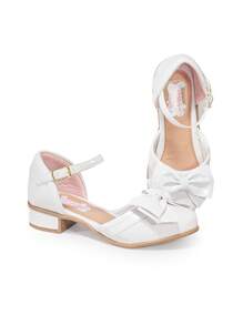Little toe Kids Heeled Sandals - White - View 4