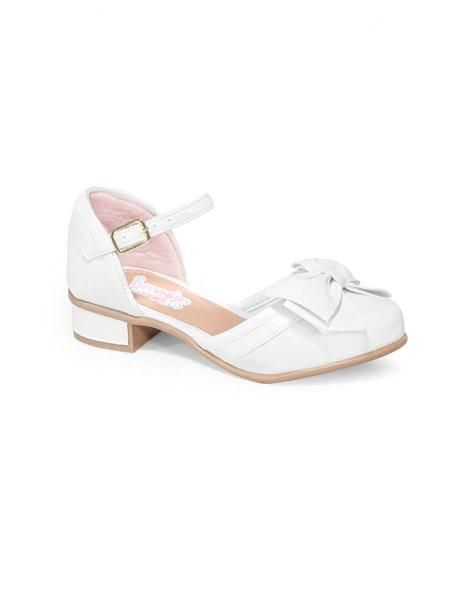Little toe Kids Heeled Sandals - White - View 1