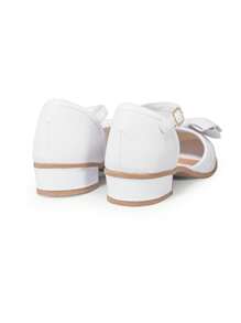 Little toe Kids Heeled Sandals - White - View 3