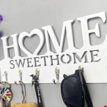 1pc Wall Mounted Cozy Home Decor Key Holder Hook For Front Door - White - View 4