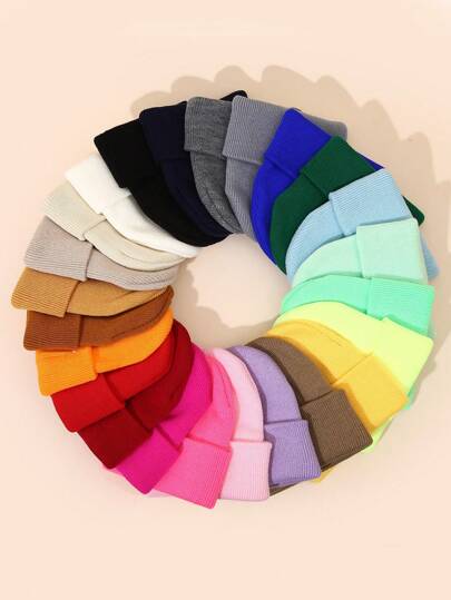 1 件儿童针织帽，女孩男孩保暖针织帽，适合秋冬季户外、日常穿着