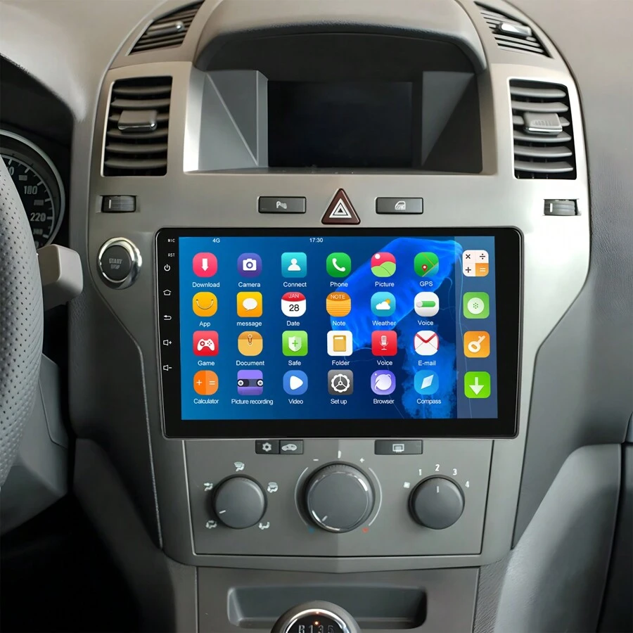 2+32G Android 13 Car Carplay Android Auto GPS Navigation Multimedia Player, 9 Inch Car Stereo Multimedia Player GPS Navi Screen For Opel Zafira/Antara/Astra 2006-2010 - Black - View 1