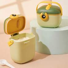 Hộp đựng sữa bột hình khủng long - Làm bằng chất liệu PP - Hộp đựng sữa bột hình khủng long dễ thương cho trẻ sơ sinh, Hộp đựng sữa bột và đồ ăn nhẹ dung tích lớn di động ngoài trời - Nhiều màu - Xem 5