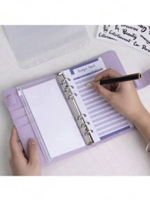 Carpeta Planificadora, Agenda organizadora de bolsillo, Cuadernillo de hojas sueltas. - Multicolor - Ver 5