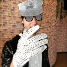 4 件 70 年代亮片帽子银色成人迪斯科帽 70 年代迪斯科配饰带亮片帽子太阳镜耳环迪斯科服装套装适合女士主题派对生日舞会万圣节 - 銀色 - 查看 5