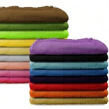 Social Towel With Fringe Kit 20 Units 23x33cm 100% Cotton For Embroidering Hand Towel For School, Gym, Manicure, Soft Touch - 多種顏色 - 查看 9