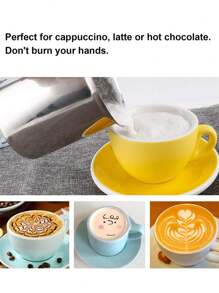 1 件装不锈钢泵奶泡器奶油泡沫卡布奇诺咖啡双层泡沫网