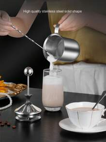 1 件装不锈钢泵奶泡器奶油泡沫卡布奇诺咖啡双层泡沫网