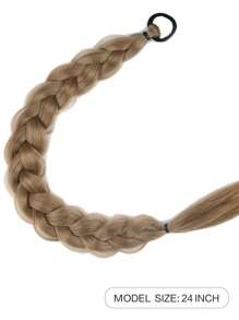 Synthetic Wigs Long Twist Braid Ponytail Extensions With Rubber Band 24 Inch Boxing Braided Hair Extensions For Women Daily Use - Multicolor - View 14