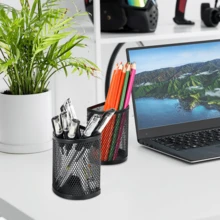 4 chiếc giá đỡ bút hình bán nguyệt hút từ tính, phụ kiện tủ lưu trữ, thích hợp cho giá đỡ bút từ tính trong tủ lạnh gia đình, bảng vệ sinh trường học và văn phòng - Nhiều màu - Xem 6