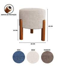 Pouffe Children's Room Living Room Decorative Corner Support Home Business Hall - RTA Furniture - 米色 - 查看 2