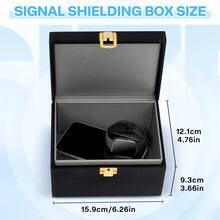 Faraday Box For Store Car Keys Makeup Stuffs-Anti-Hacking Case For Cars, Phones, ID Card, Organizer Store Box For Beauty Accessories- Earrings, Necklace, Rings, Lipsticks Etc