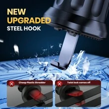 TOPK D32-G Car Phone Holder Mount, Upgraded Metal Hook Cell Phone Holder For Car Air Vent Compatible With All Phones - one-size - View 5