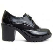 Montevita MEDEL COMFORTABLE HEEL SHOE - Black - View 4