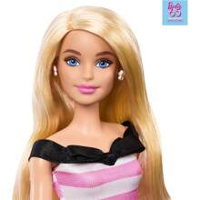 Mattel Barbie 65. Happy Pink Anniversary Themen Puppenhaus 3 Jahre alt Pink HTH66, Weihnachtsgeschenk, Kinderschminke, Puppenhaus, Barbie Puppe, Kinderschminke Set, Mädchen Spielzeug