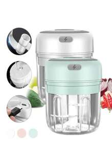 Mini Electric Food Processor/Grinder, Cordless, 250ml - Multicolor - View 7