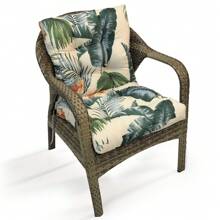 Back Chair Cushion Waterproof Polyester Rocking Chair Cushion With Non-Slip Ties Anti-Fading Deep Seat Chair Cushions, Outdoor Dining Chair Cushion For Patio Cushion Furniture - Hawaii - View 4