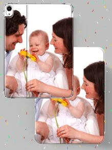 1 pieza Cubierta de imagen personalizada de pantalla completa, adecuada para tabletas, se puede usar como regalo de cumpleaños, exhibición de fotos familiares, con protagonistas de anime, seres queridos, momentos deportivos y de la vida, con estilos elegante, colorido, vintage, lindo, sobrio, divertido, personalizado, único, regalo ideal para él, regalo ideal para ella, novio, novia, familia, amigos, abuelos, pareja, para aniversarios, para cumpleaños