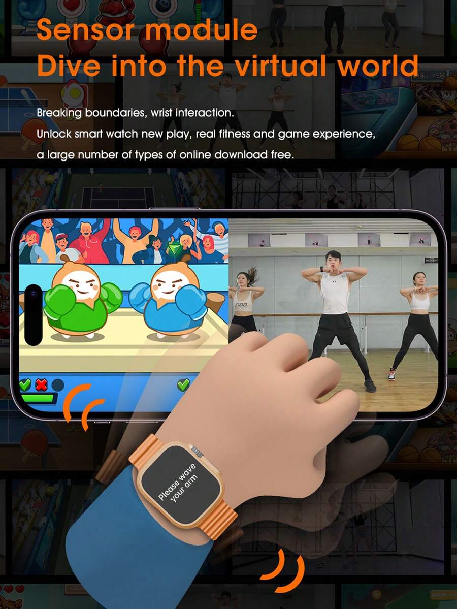 Microwear Ultra 9 Plus Smart Watch 2.2" HD Touch Screen Smart Watches