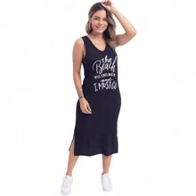 Women Dresses - 黑色 - 查看 1