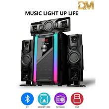 DM-3203, Bluetooth Computer Speakers With Subwoofer And Wireless Control, Immersive Sound, Premium Audio With Multiple Inputs, USB Speakers - Black Color Black Channels 3.1 Speaker Smart Home Stereo Speakers Fashion PC Stereo Speakers Bluetooth For Conference Excellent Multimedia, Music Festival