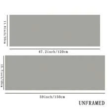 1pc Abstract Horizontal Bauhaus Wall Art - Nautical Blue & Colorful Geometric Poster, Unframed Canvas Print, Suitable For Living Room, Bedroom, Dining Room Decor Gifts Birthday Graduation Coastal Decor Coastal Decor Beach Decor - Multicolor - View 3