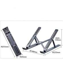Laptop Stand - Suporte para Notebook Dobrável de Ferro -ZJ005 - Preto - Visão 7