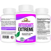 Antioxidants Extreme Supplement | Powerful VEGAN Blend With Resveratrol, Acai Fruit, Goji Berry, Elderberry, Noni Fruit & More | Packed With Nutrient-Dense Superfoods | Rise-N-Shine - 其他 - 查看 3