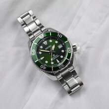 Seiko The Third-Generation "Sumo" Style Diving Automatic Mechanical Watch By Mr. Spubbles, With 200-Meter Water Resistance, Green Dial, Mechanical Movement, Model Number SPB103J1. A New Year's Eve Christmas Gift. - Green - View 2